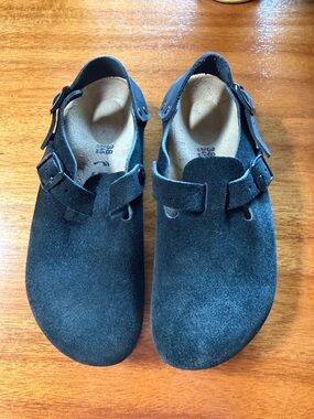 Birkenstock Tokio Black Suede